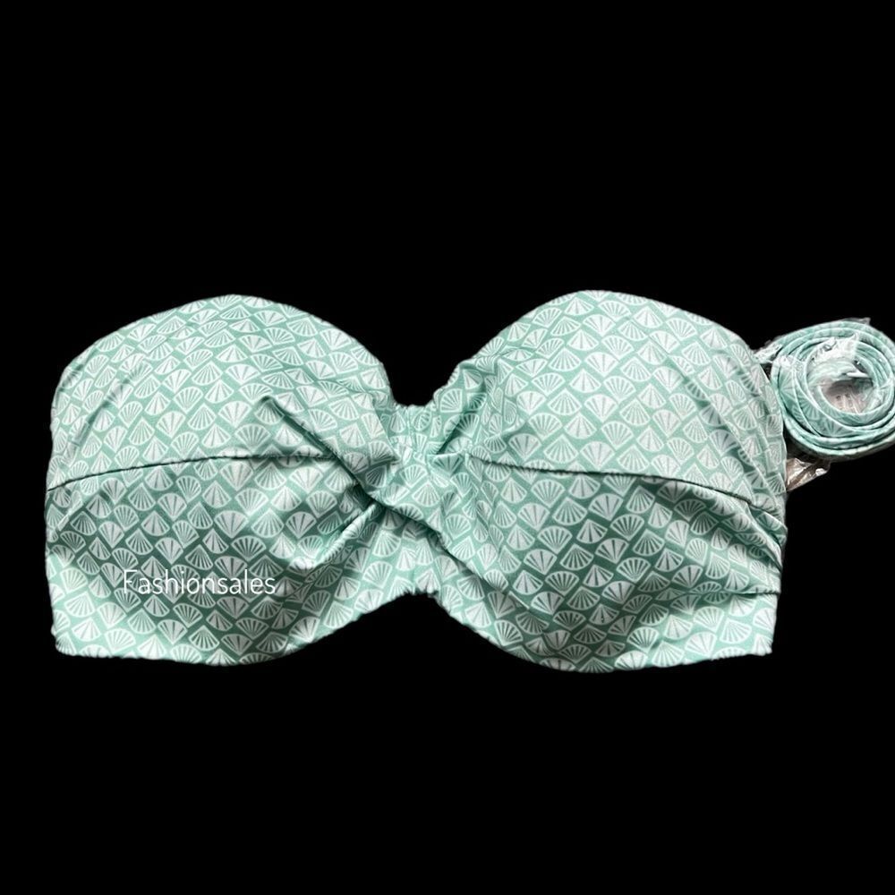 Victorias Secret Swim Twist Push Up Padded Underwire Bandeau Bikini Top